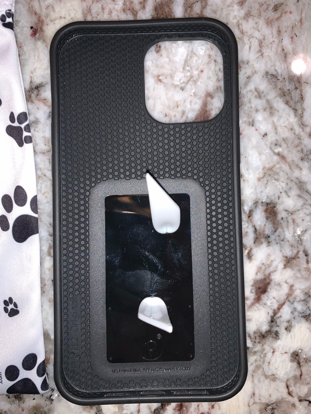 iPhone 16 Plus loopy doggy paw print case & holder/bag “stop the drop” NEW! - Picture 5 of 16